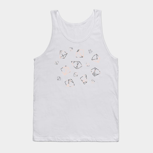 Abstract polygonal stones Tank Top by darianokso